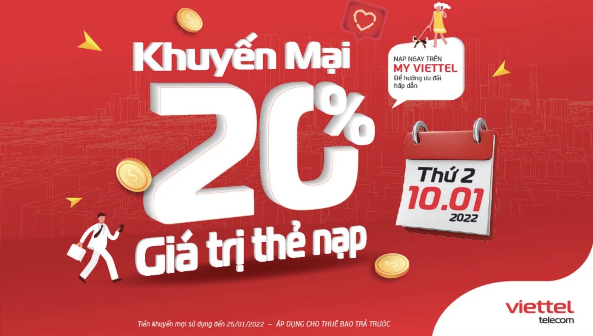 khuyến mãi thẻ nạp 10/2