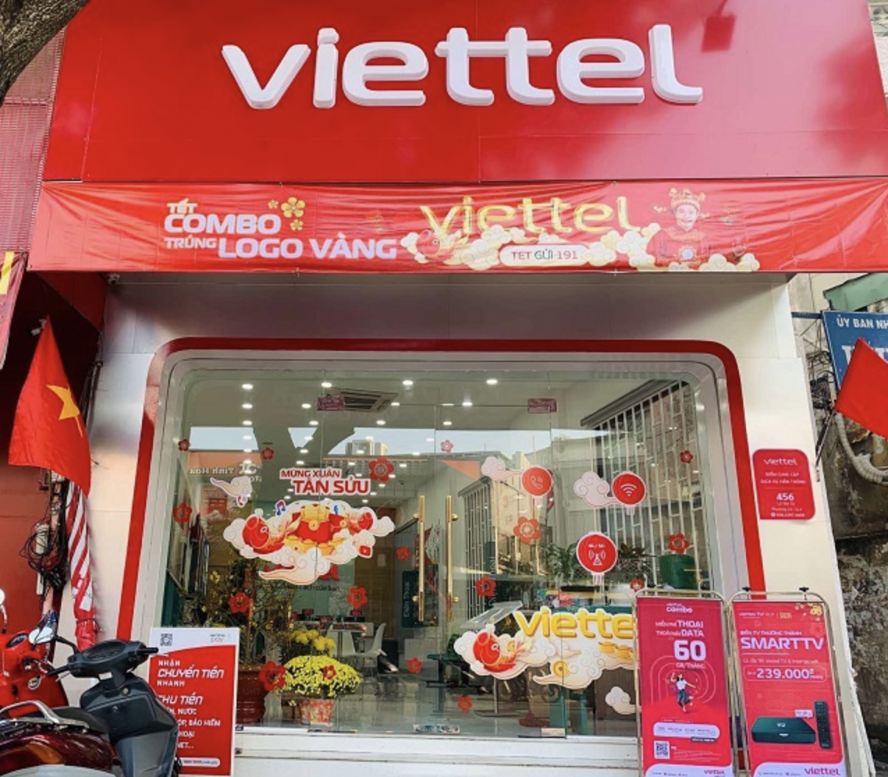 cửa hàng Viettel Huyện Hóc Môn