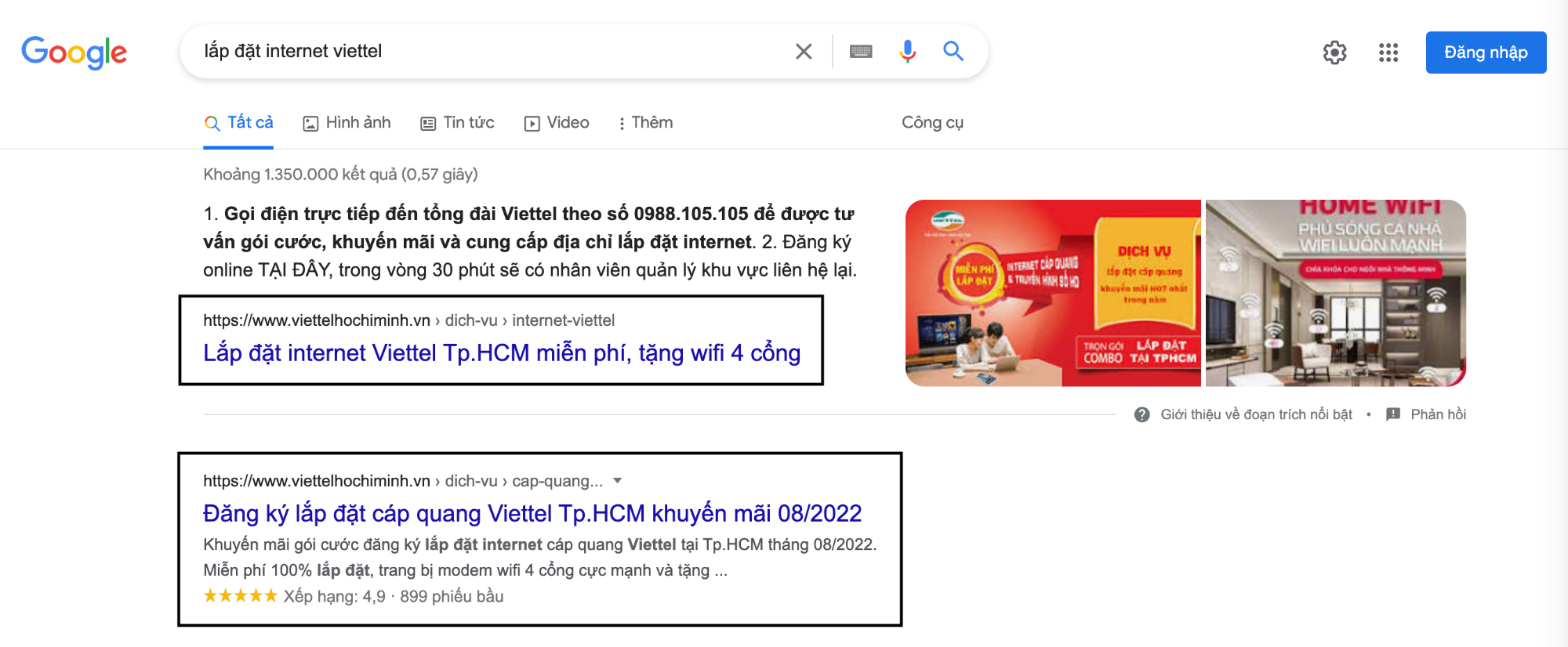 Hướng dẫn đăng ký lắp đặt internet Viettel